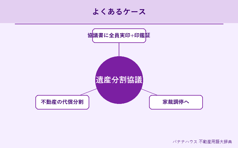 遺産分割協議 具体例図解