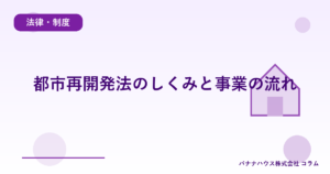 都市再開発法のしくみと事業の流れ