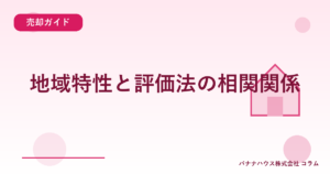 地域特性と評価法の相関関係